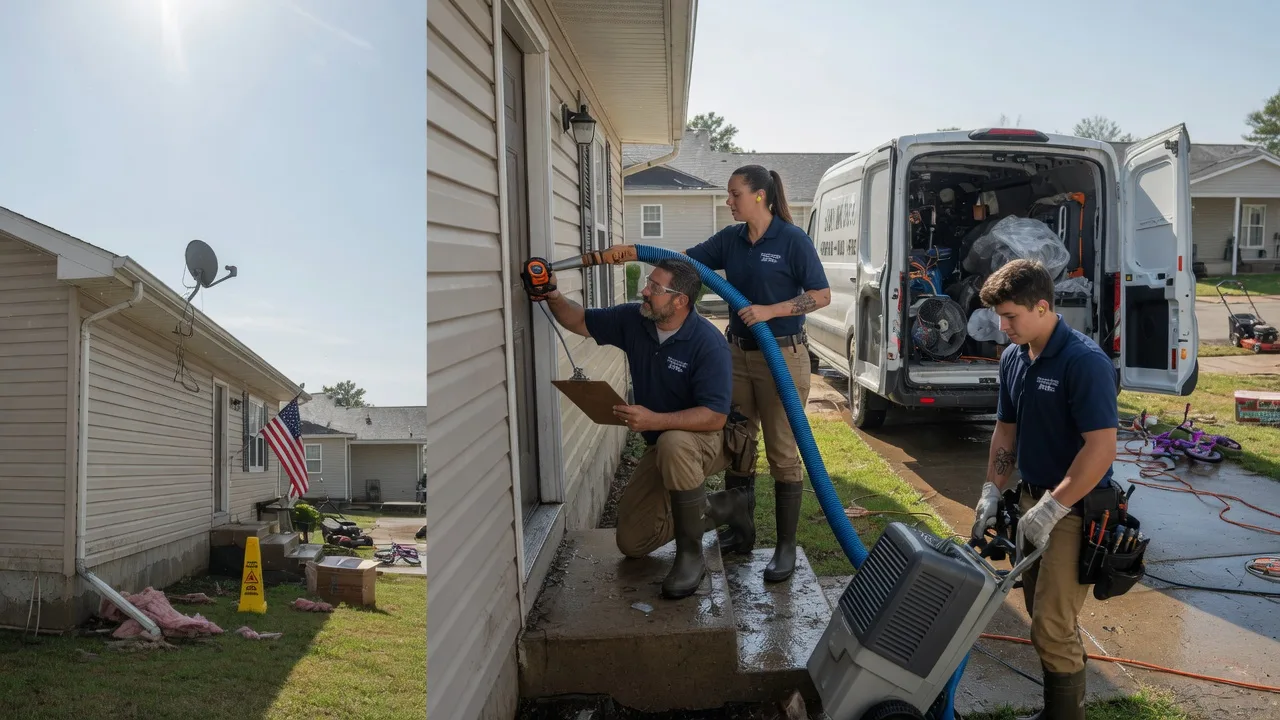 Ceiling Water Damage Restoration in Donnellson, IA near me